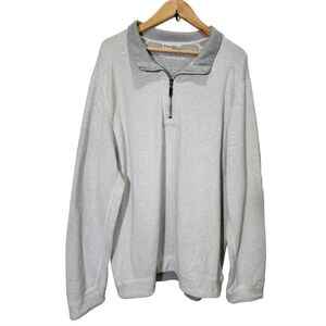 Tommy Bahama Flipsider reversable half zip sweater size XL